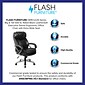 Flash Furniture HERCULES Series Ergonomic LeatherSoft Swivel Big & Tall Executive Office Chair, Black (GO2092M1BK)