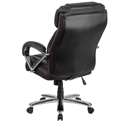 Flash Furniture HERCULES Series Ergonomic LeatherSoft Swivel Big & Tall Executive Office Chair, Black (GO2092M1BK)