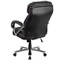 Flash Furniture HERCULES Series Leather Big & Tall Executive Office Chair, Black (GO2092M1BK)