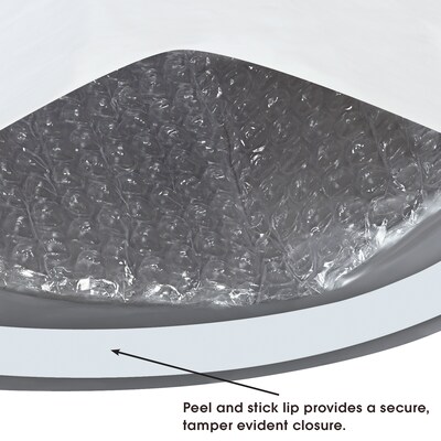 Quill Brand® 4" x 8" Bubble Lined Poly Mailer, 25/Case