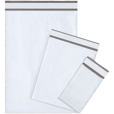 Quill Brand® 4" x 8" Bubble Lined Poly Mailer, 25/Case