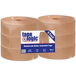 Tape Logic® #7200 Reinforced Water Activated Tape, 72mm x 1000, Kraft, 6/Case (T9107200)