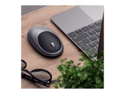 Satechi M1 Wireless Ambidextrous Optical Mouse, Space Gray (ST-ABTCMM)