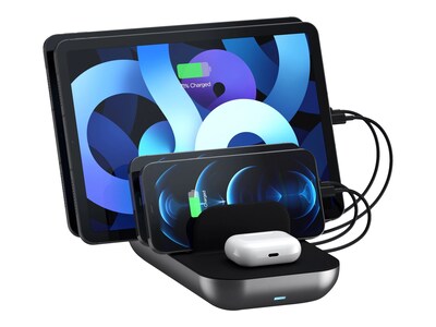 Satechi Dock5 USB Charging Station for Multiple Brands, Space Gray (ST-WCS5PM)