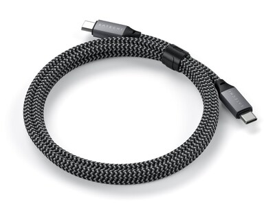 Satechi 6.5 USB Type-C to USB Type-C Power Cable, Male to Male, Black/Gray (ST-TCC2MM)