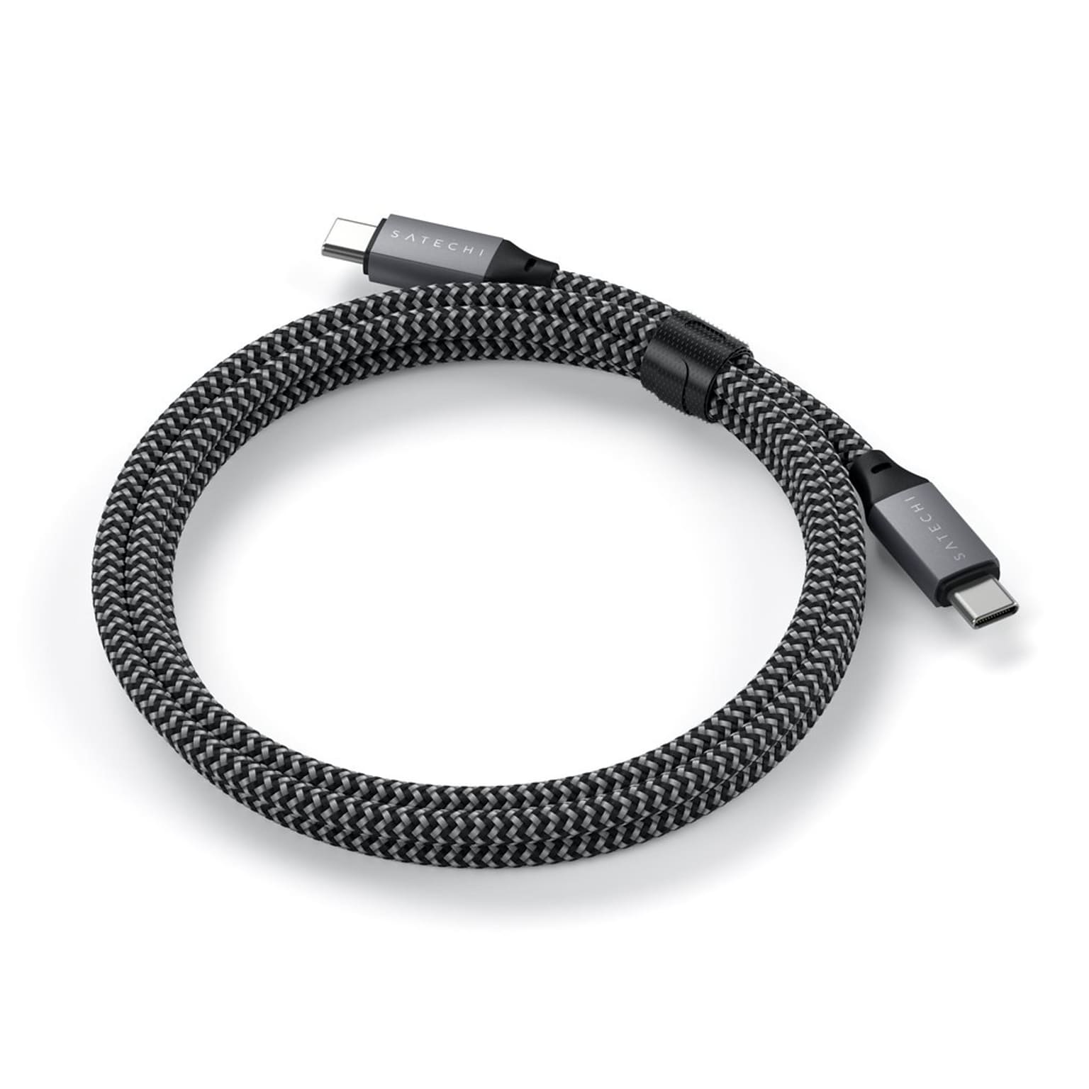 Satechi 6.5 USB Type-C to USB Type-C Power Cable, Male to Male, Black/Gray (ST-TCC2MM)