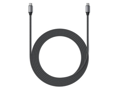 Satechi 6.5 USB Type-C to USB Type-C Power Cable, Male to Male, Black/Gray (ST-TCC2MM)