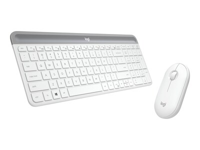 Logitech MK470 Wireless Keyboard and Mouse Combo, Off-White (920-009443)