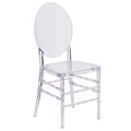 Flash Furniture Flash Elegance Clear Resin Ghost Chair (Y3FLO)