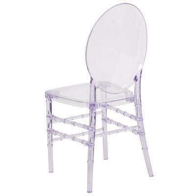 Flash Furniture Flash Elegance Clear Resin Ghost Chair (Y3FLO)