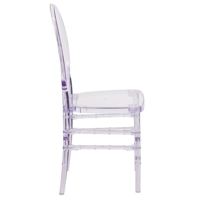 Flash Furniture Flash Elegance Clear Resin Ghost Chair (Y3FLO)