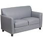 Flash Furniture HERCULES Diplomat Series 52" LeatherSoft Loveseat, Gray (BT8272GY)