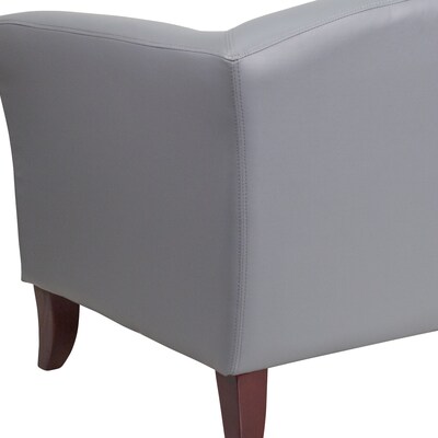 Flash Furniture HERCULES Imperial Series 72.75" LeatherSoft Sofa, Gray (1113GY)