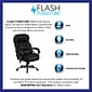 Flash Furniture HERCULES Series Ergonomic LeatherSoft Swivel Big & Tall Executive Office Chair, Black (GO2222)