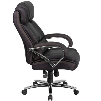 Flash Furniture HERCULES Series Ergonomic LeatherSoft Swivel Big & Tall Executive Office Chair, Black (GO2222)