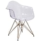 Flash Furniture Alonza Series Clear Plastic Ghost Chair (FH132CPC1)