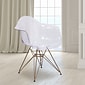 Flash Furniture Alonza Series Clear Plastic Ghost Chair (FH132CPC1)