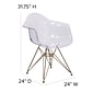 Flash Furniture Alonza Series Clear Plastic Ghost Chair (FH132CPC1)