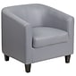 Flash Furniture Faux Leather Guest Chair, Gray (BT873GY)