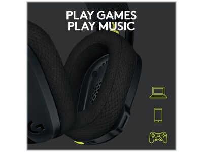 HEADSET LOGITECH G435 BLACK GAMING