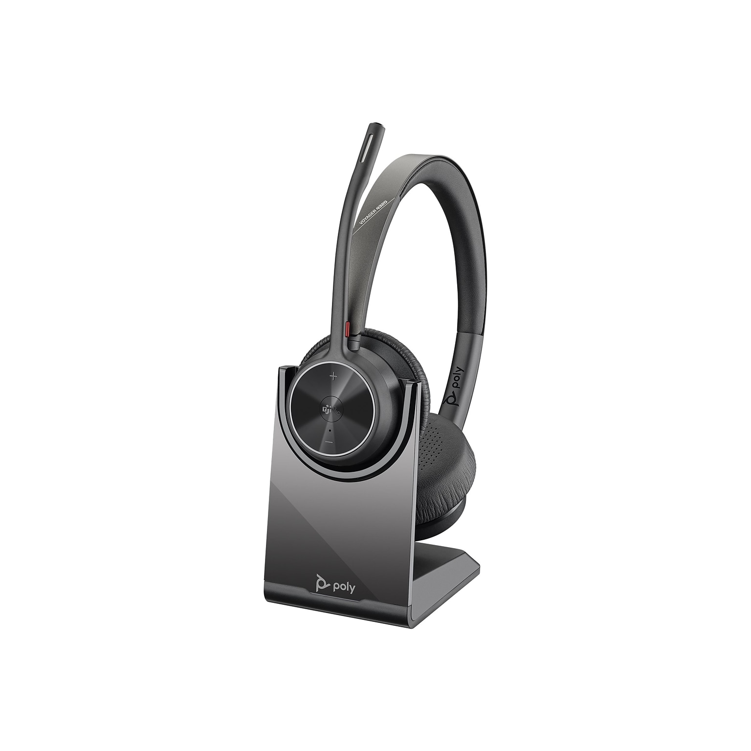 Poly Voyager 4300 UC Series 4320 Bluetooth On Ear Computer Headset (77Z32AA)