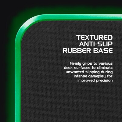 ENHANCE ENPCPLR100BKEW LED Gaming Mouse Pad, USB Powered, Black