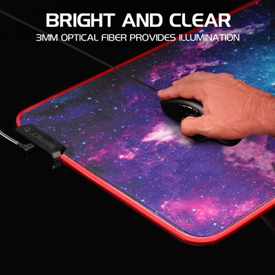 ENHANCE Pathogen ENPCPXE100GAWS Illuminated Mouse Pad, micro-USB, Galaxy