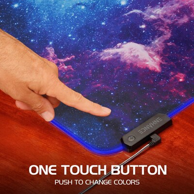 ENHANCE Pathogen ENPCPXE100GAWS Illuminated Mouse Pad, micro-USB, Galaxy