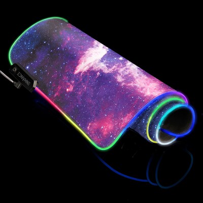 ENHANCE Pathogen ENPCPXE100GAWS Illuminated Mouse Pad, micro-USB, Galaxy