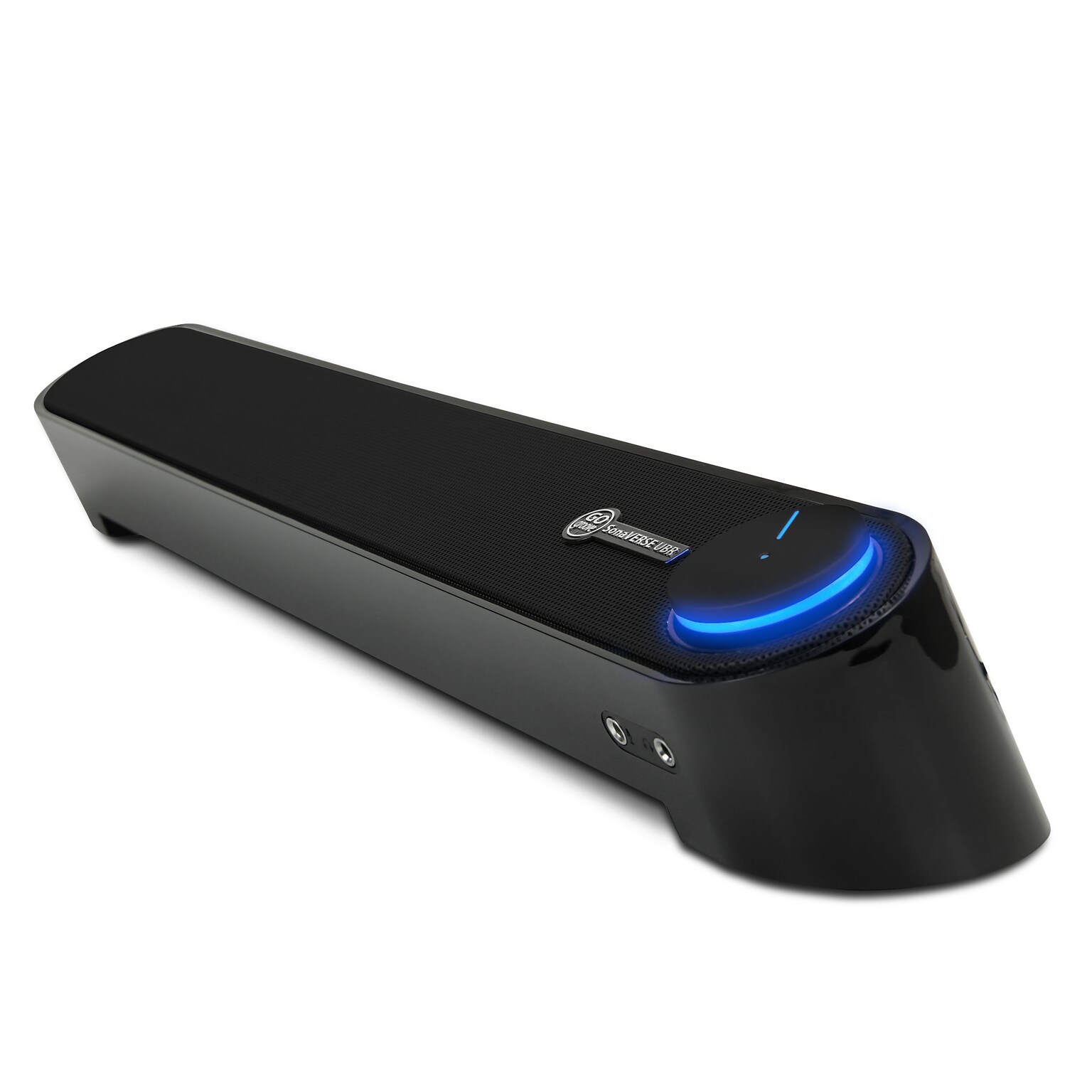 GOgroove SonaVERSE UBR Computer Sound Bar Speaker, USB Powered, Blackout (GGSVUBR100BOEW)