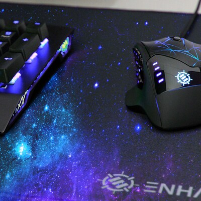 ENHANCE Pathogen ENGXMP2100GAWS XXL Fabric Mouse Pad, Galaxy