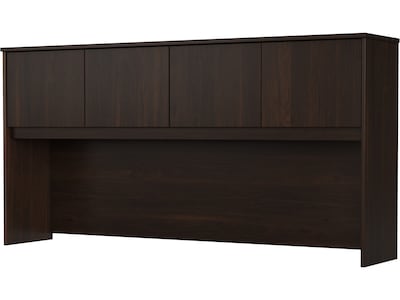 Bush Business Furniture Studio C 72W Desk Hutch, Black Walnut (SCH172BW)