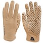 Zero Friction Tan Hygi Anti-Microbial Men's Glove, Polyethylene, Universal Fit, 6 Pairs