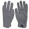 Zero Friction Grey Hygi Anti-Microbial Mens Glove, Polyethylene, Universal Fit, 6 Pairs