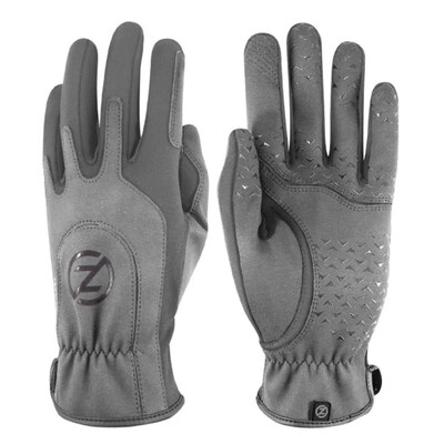 Zero Friction Grey Activewear Women's Glove, Synthetic Leather, Universal Fit, 1 Pair