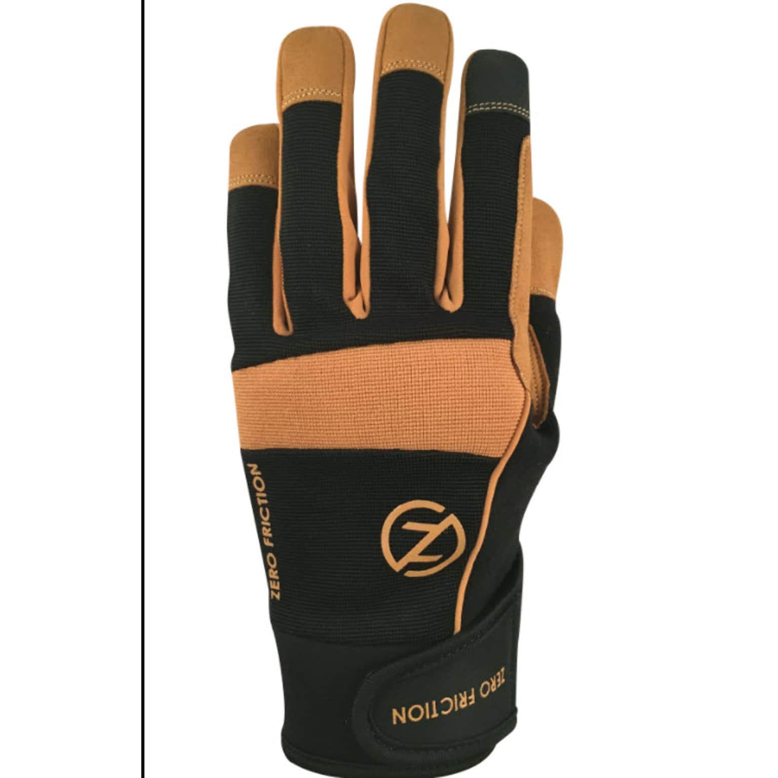 Zero Friction Tan Dura Palm Work Glove, Polyurethane, Universal Fit, 1 Pair