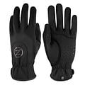 Zero Friction Black Activewear Mens Glove, Synthetic Leather, Universal Fit, 1 Pair