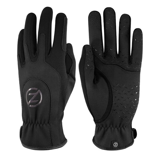 Zero Friction Black Activewear Mens Glove, Synthetic Leather, Universal Fit, 1 Pair
