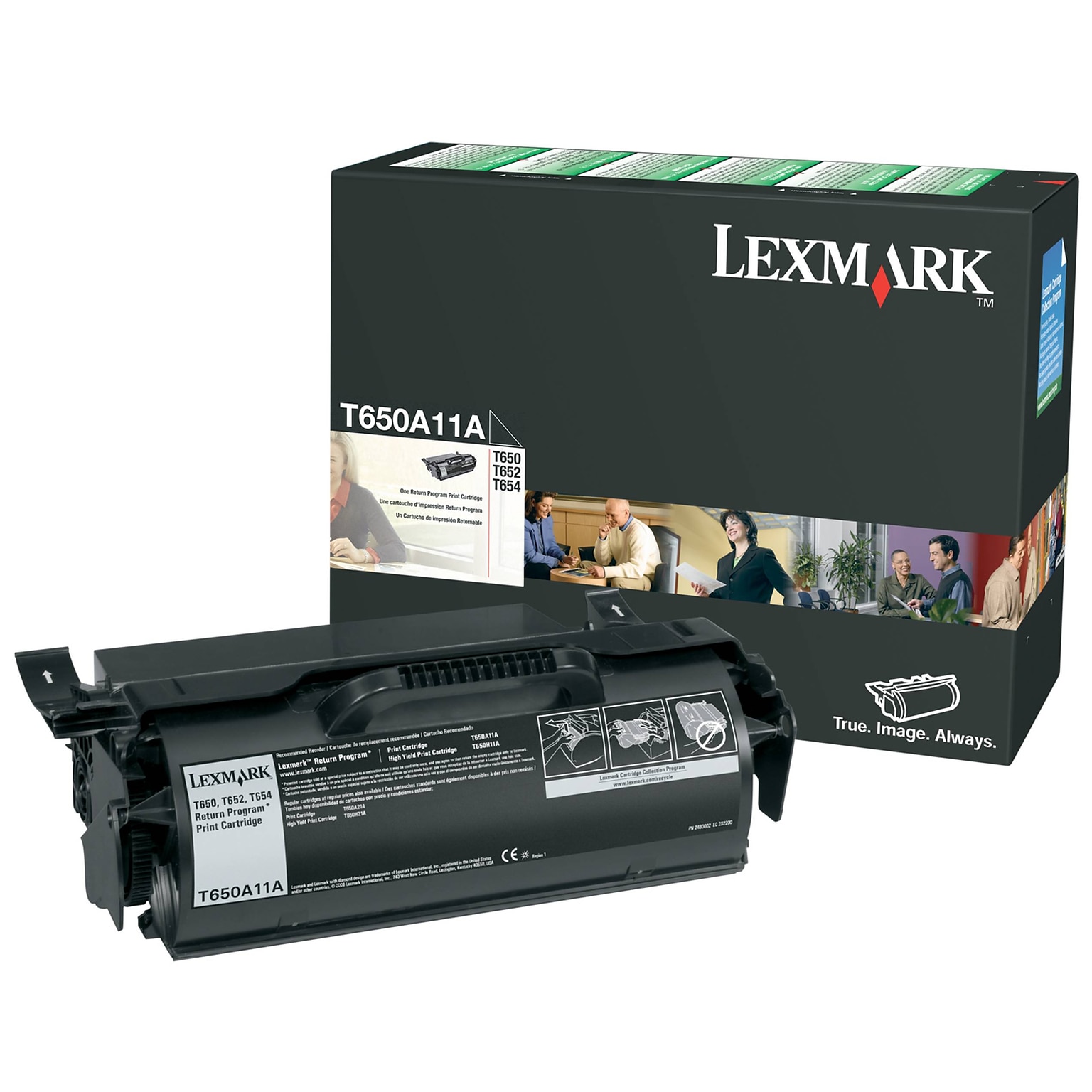 Lexmark T650 Black Standard Yield Toner Cartridge