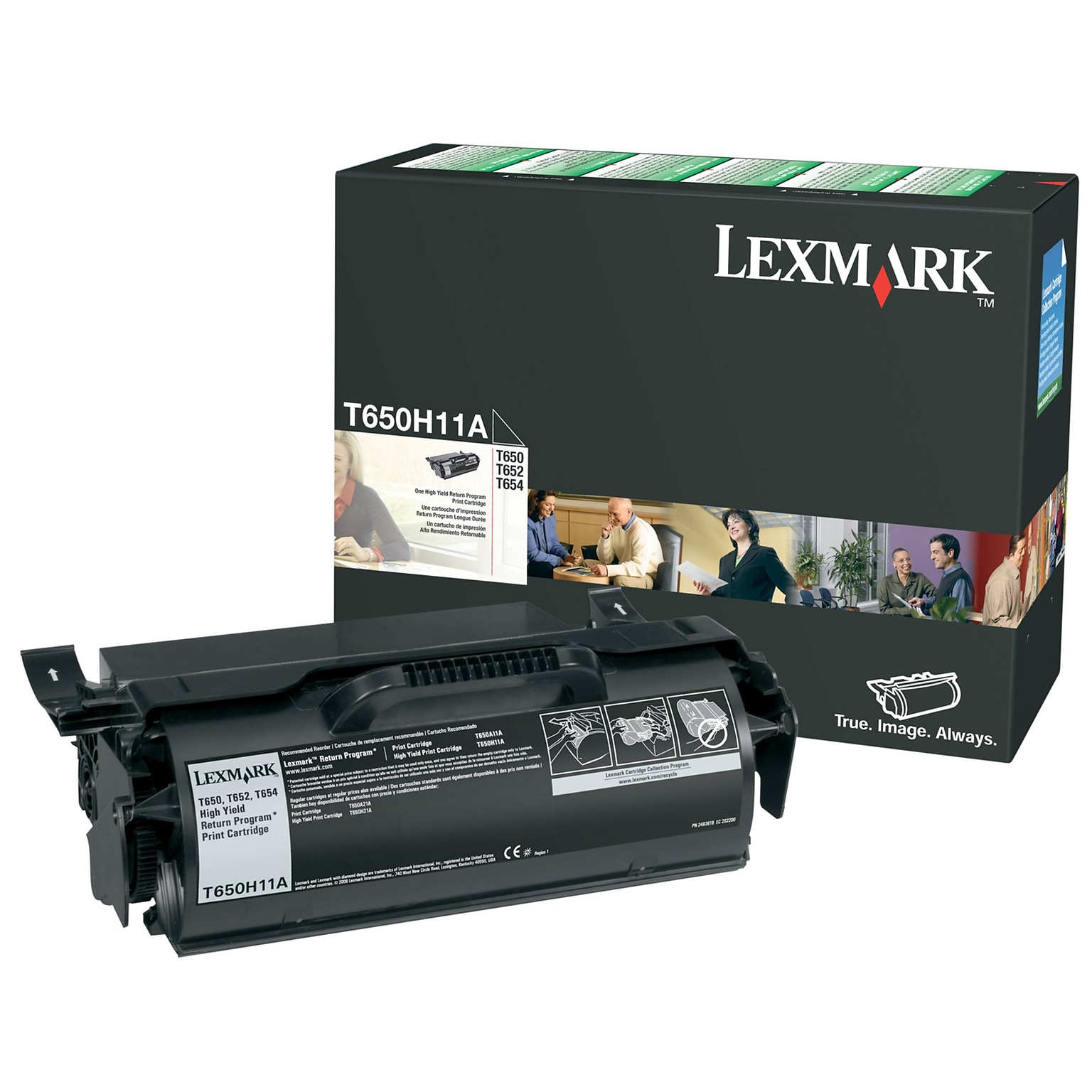 Lexmark T650 Black High Yield Toner Cartridge