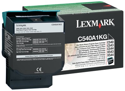 Lexmark C540 Black Standard Yield Toner Cartridge