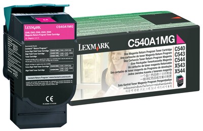 Lexmark C540 Magenta Standard Yield Toner Cartridge