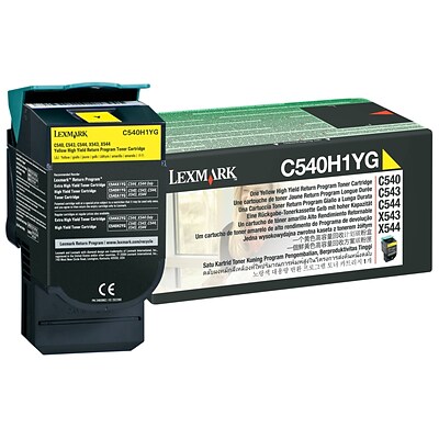 Lexmark C540 Yellow High Yield Toner Cartridge