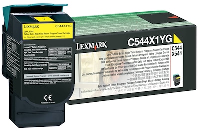 Lexmark C544 Yellow Extra High Yield Toner Cartridge