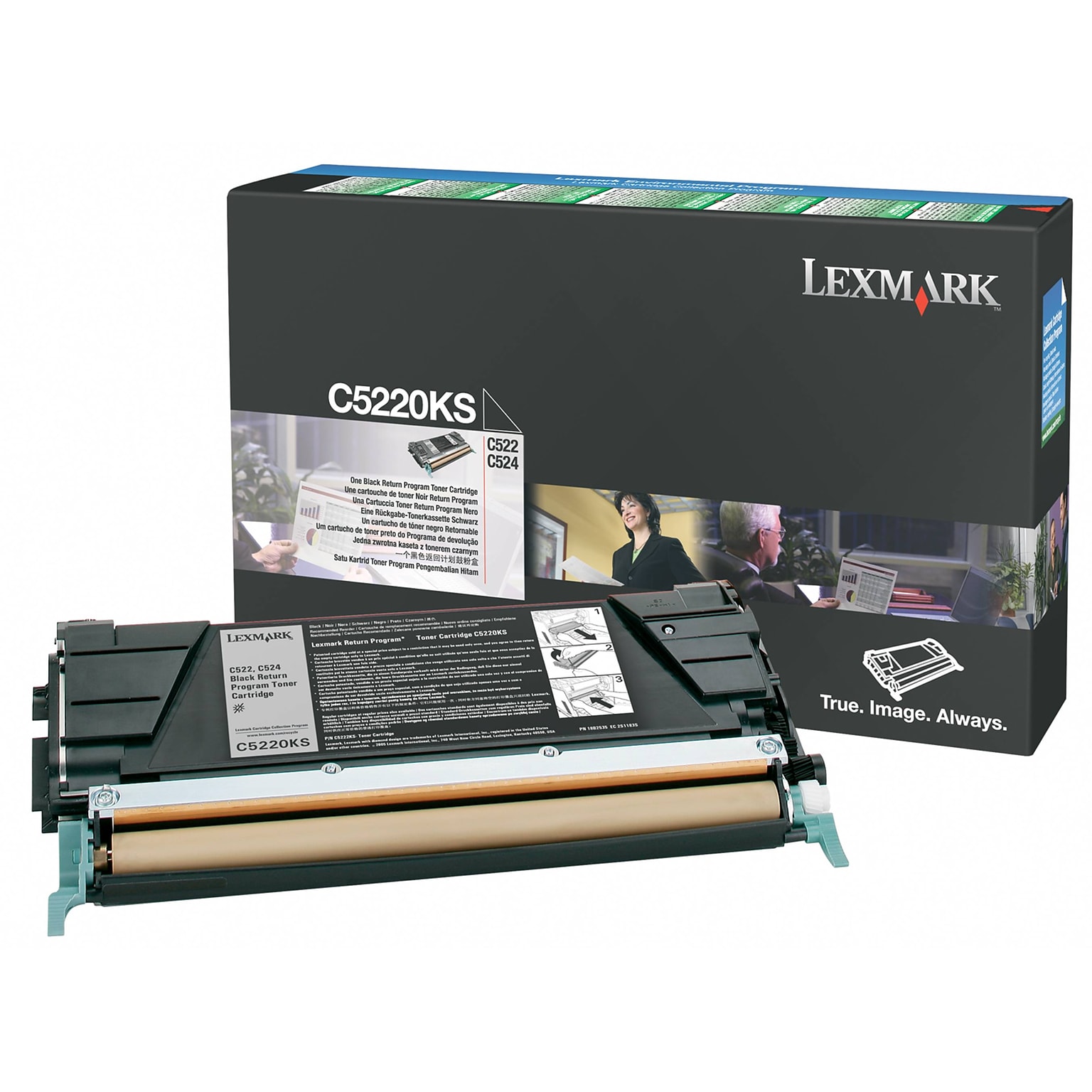 Lexmark C5220KS Black Standard Yield Toner Cartridge