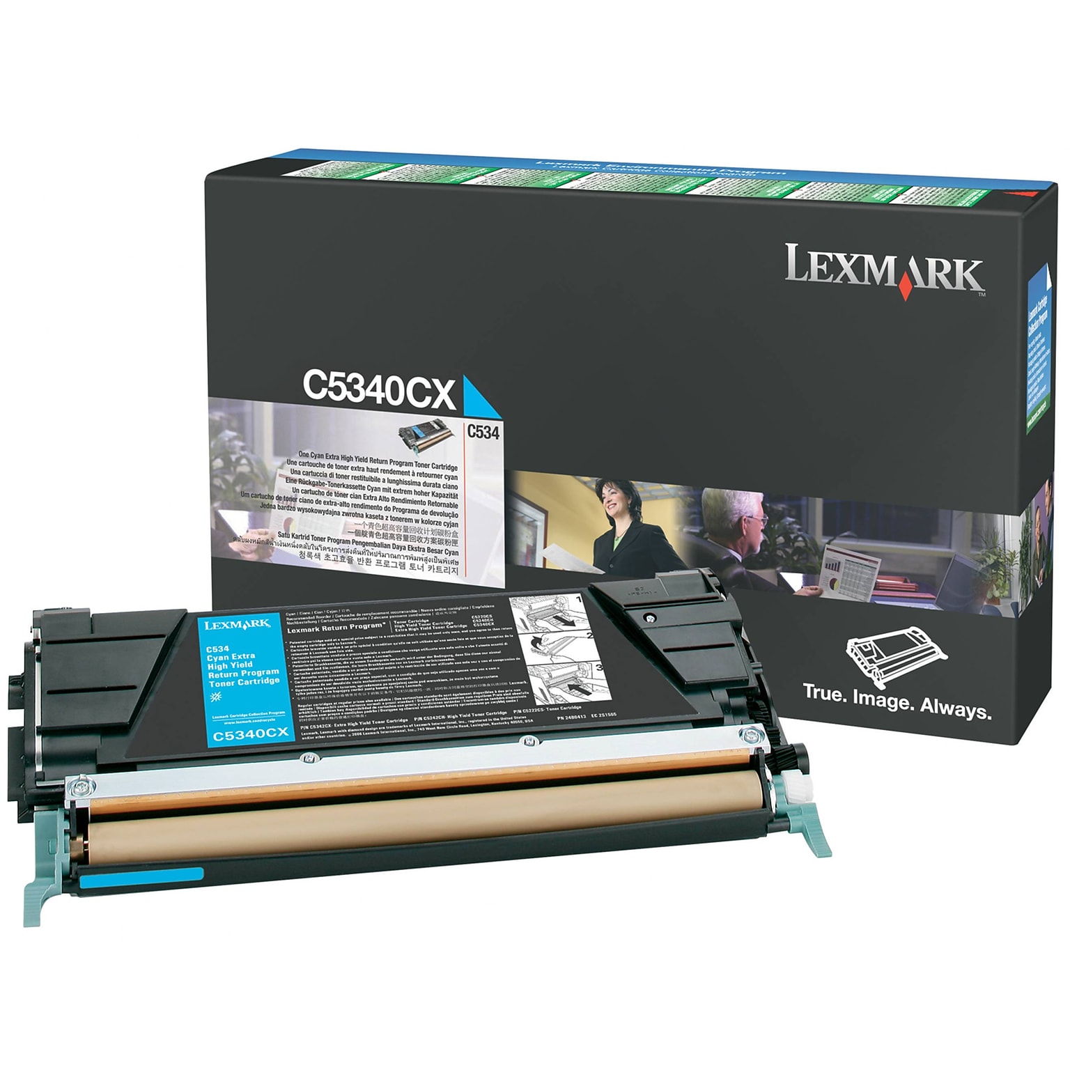 Lexmark C5340C Cyan Extra High Yield Toner Cartridge