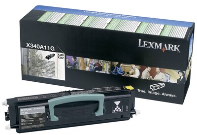 Lexmark X340A11G Black Standard Yield Toner Cartridge