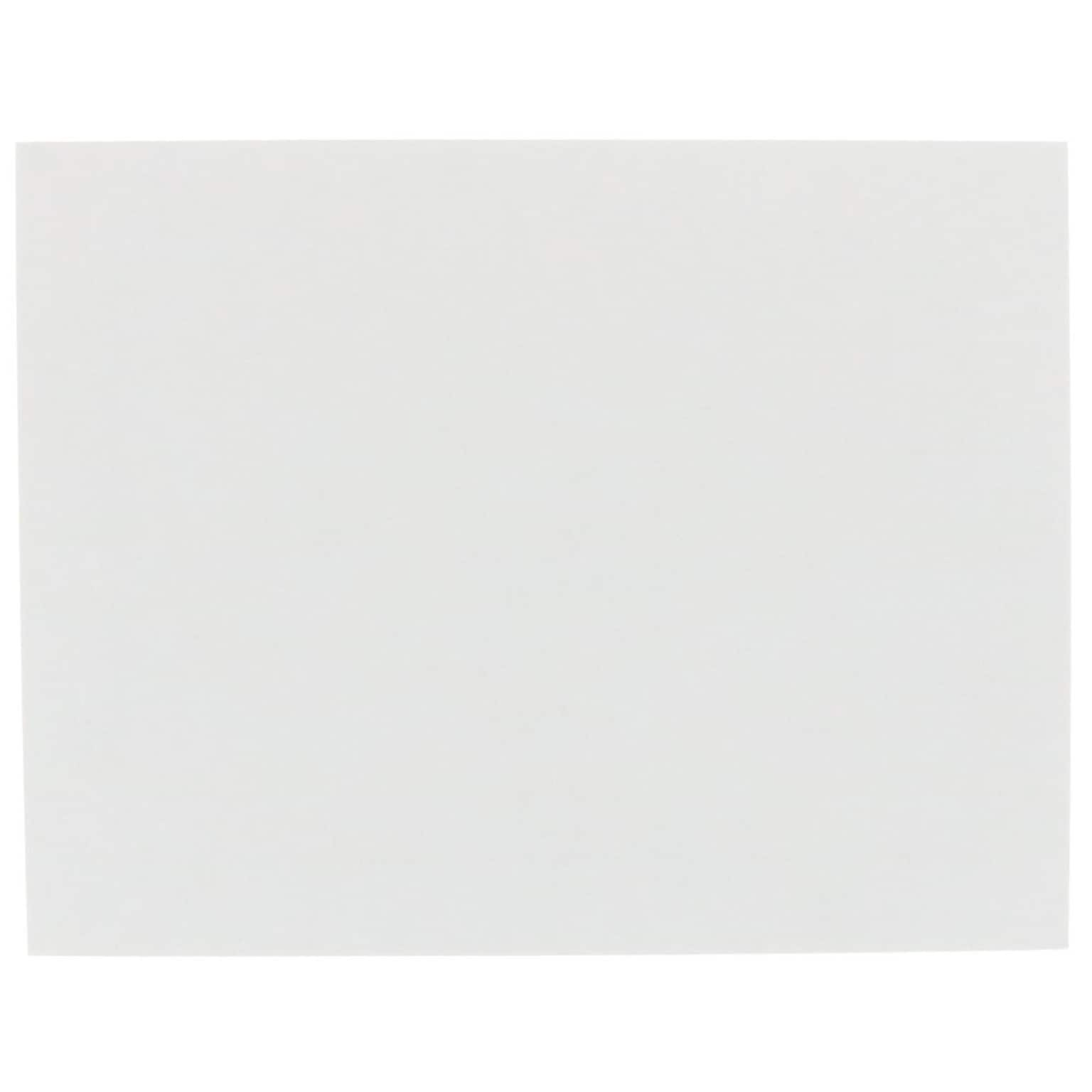 JAM Paper Smooth Personal Notecards, White, 100/Pack (175972)