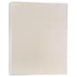 JAM Paper Metallic Colored Paper, 32 lbs., 8.5" x 11", Opal Ivory Stardream, 25 Sheets/Pack (173SD8511OP120B)