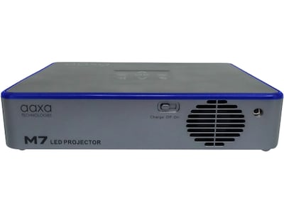 AAXA M7 Business DLP Portable Projector, 3 Hour Battery, Black/Blue (MP-700-01)